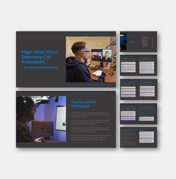 High-Value Discovery Call Framework + Script & Questions