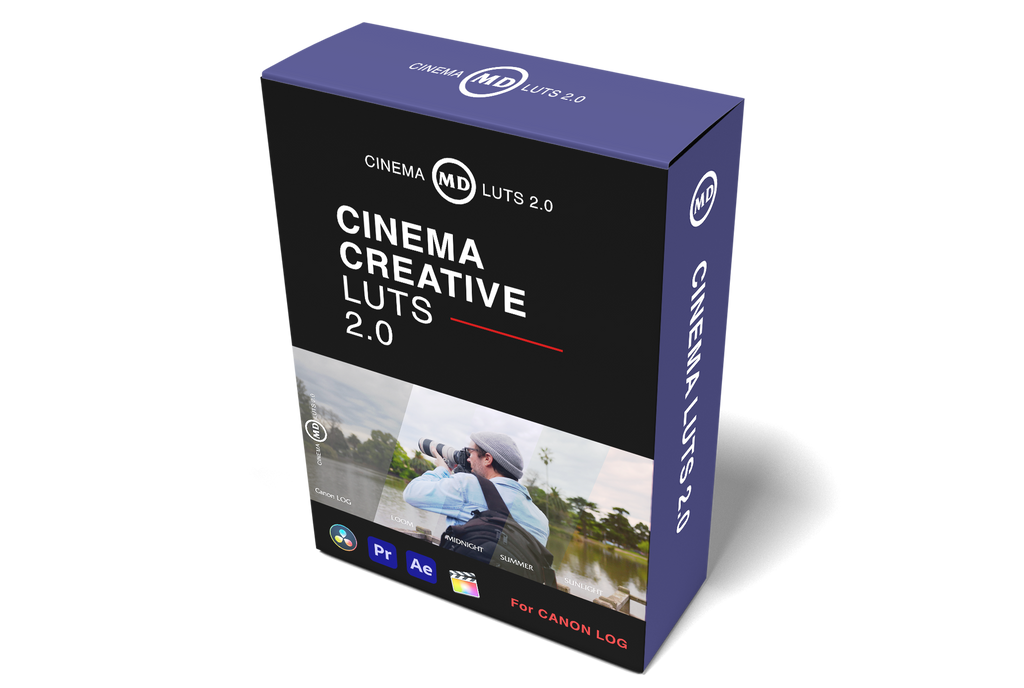 Get the perfect Cinelike look to your Canon LOG footage with my 7 CINEMA LUTS 2.0 - CLOG CREATIVE LUT Bundle