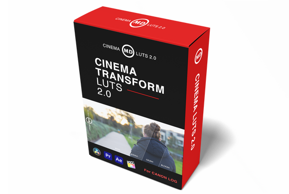 Transform Your Canon LOG Footage with the Ultimate CINEMA LUTS 2.0 Bundle - Featuring 5 CLOG TRANSFORM LUTS and Optional Grading Presets